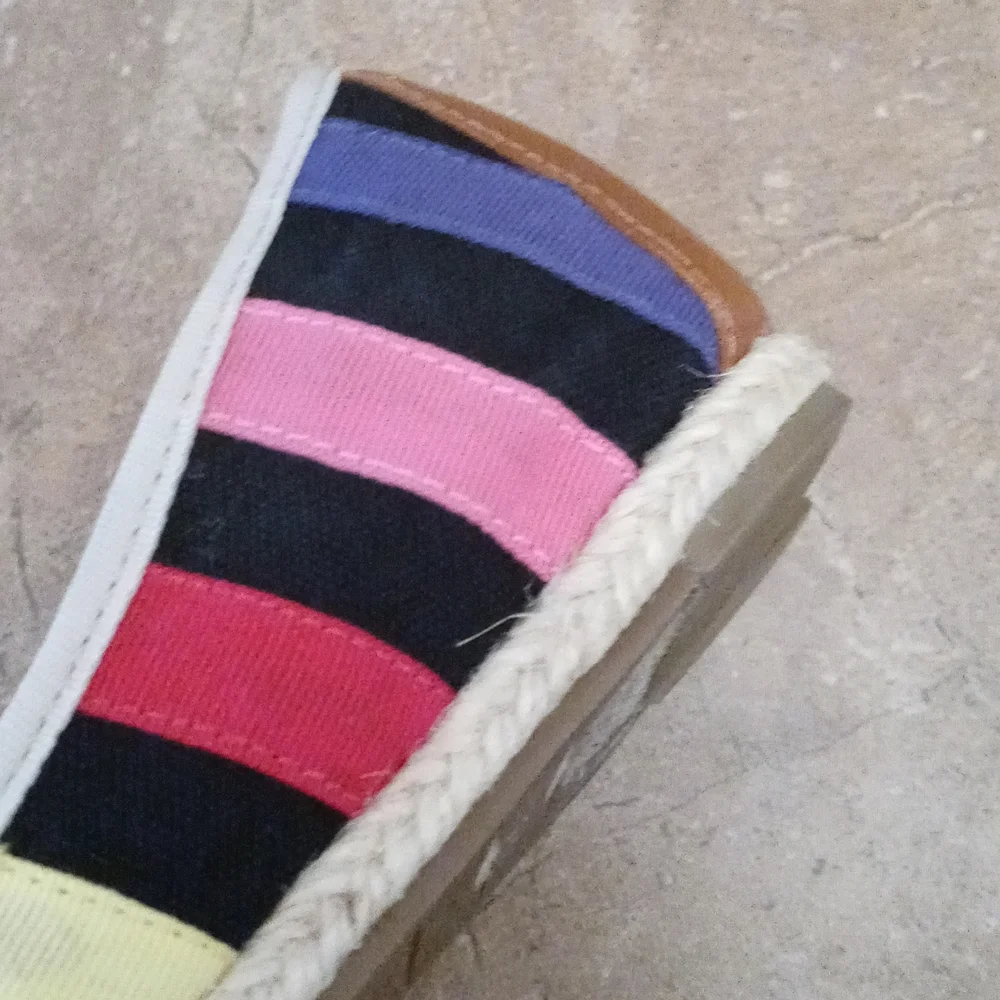 Kate Spade Vivi Colorful Striped Espadrille Flat 6